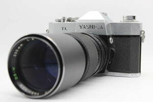 【訳あり品】 ヤシカ Yashica TL AUTO YASHINON DS-M 200mm F4 ボディレンズセット C6655