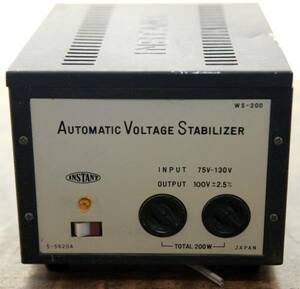 交流 定電圧装置 Ｖｏｌｔａｇｅ ｓｔａｂｉｌｉｚｅｒ 未チェック