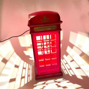 ロンドン 電話ボックス ライト イギリス インテリア London 公衆電話 UK
