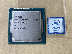 ★intel Xeon E3-1268L V3 2.30GHz SR17Y LGA1150 良品美品 インテル★送185ok★