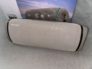 SONY ワイヤレスポータブルスピーカー SRS-XB43 ベージュ Bluetooth 美品