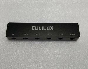 動作品 Cubilux マルチ イヤホン スプリッター、5ウェイ ステレオ アダプター、3.5mm 分配器、ミニジャック、6端子（1入力 5出力） 1