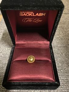 バックラッシュ 18k ピアス　中古　シルバー