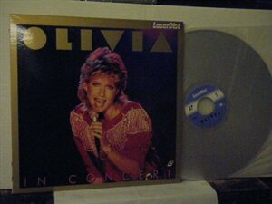 ▲レーザーディスク OLIVIA NEWTON JOHN オリヴィア・ニュートン・ジョン / IN CONCERT 国内盤 パイオニア MP112-25RD◇r40813