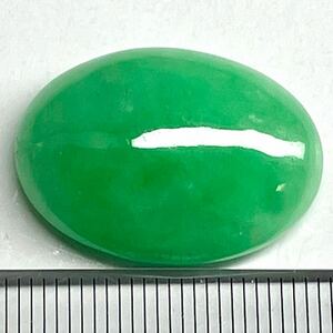 32ctUP!!●天然本翡翠32.125ct●a 約25.0×17.9mm ルース 裸石 宝石 ジュエリー ジェダイト jade jadeite jewelry DA0/DA0