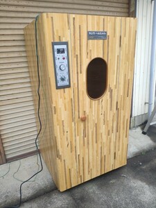 ☆ヤジマステンレス☆　100V/家庭用サウナ/ホームサウナ　ヤジマ・ヘルスメイト　遠赤外線低温サウナ　折りたたみ可　動作確認　☆岐阜発☆