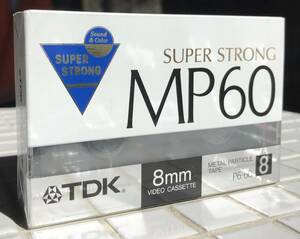 【未開封】TDK 8mmビデオテープ 60分 MP60 未開封 未使用 メタルテープ メタルポジション P6-60SSMP 8ミリビデオテープ 8ミリビデオ