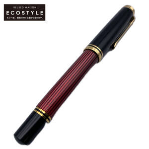 【1円/美品】 Pelikan ペリカン M600 赤 スーベレーン ペン先K18 万年筆