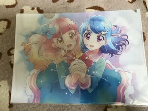 080クリアファイル　アイカツフレンズ　 JOYSOUND限定　ピュアパレット