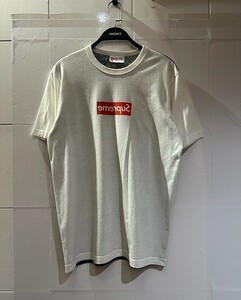SUPREME ×CDG SHIRT 13ss Box Logo Tee Mサイズ シュプリーム コムデギャルソンシャツ ボックスロゴ半袖Tシャツ