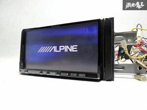 動作OK！保証付 ALPINE アルパイン HDDナビ VIE-X08S 地図データ 2011年 DVD再生 CD再生 地デジ内蔵 Bluetooth カーナビ