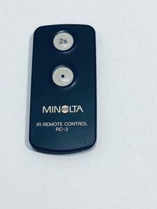 【ミノルタ リモコン KL20】動作保証 早期発送 MINOLTA RC-3 カメラ シャッターリモコン