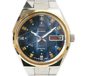 ◎希少 美品 SEIKO キングセイコー KS VANAC SPECIAL バナック スペシャル 5256-6010 メンズ 腕時計 星型カットガラス ブルー文字盤 ON5798
