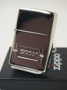 2002年 Zippo シルバー スター彫刻 銀ミラー ジッポロゴ200SP-C