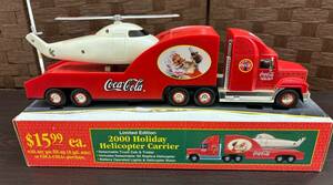 #16753 【掘り出し物】コカコーラ 2000 Holiday Helicopter Carrier サンタ