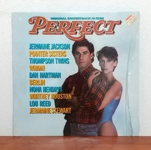 LP/ 映画「パーフェクト / PERFECT」US盤 / サントラ盤 / シュリンク付 / ジャーマイン・ジャクソン　ワム！　ホイットニー・ヒューストン
