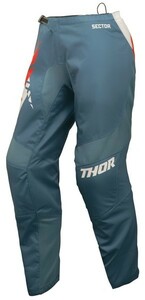 ガールズ用 28インチ MXパンツ THOR 24 SECTOR SPLIT ブルースチール/ヴィンテージホワイト 女性用 モトクロス 正規輸入品 WESTWOODMX