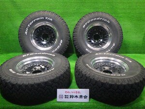 BFグッドリッチ 夏 31×10.50R15LT ディアフィールド 社外 アルミ 15×7J タイヤホイール 4本セット 4WD カスタムサイズ サーフ パジェロ