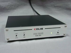 中古品 フォノイコライザー COLIS コリス EQA-202 JR SOUND ※こちらはまとめて発送に対応いたします！