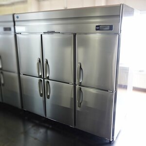 2020年製 ホシザキ タテ型冷蔵庫 6ドア HR-180AT W1800×D650×H1910 業務用 厨房 中古★94340