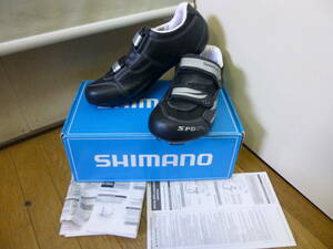 ◇新品 未使用 保管品 ロード用シューズ SHIMANO シマノ SH-R063 SIZE44 27.8cm 検索 ロードレース 競技 サイクリング レーサー