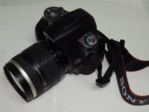 ■美品 デジタル一眼レフ ソニーα330 黒◆SONY DSLR-A330◆レンズミノルタDT18-200mm◆スマートテレコン◆チルト液晶◆動作確認済■