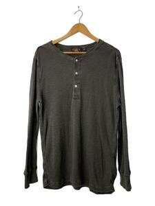 RRL◆ヘンリーネックカットソー/XL/コットン/GRY