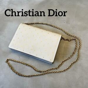 『Christian Dior』 ディオール スター チェーンウォレット