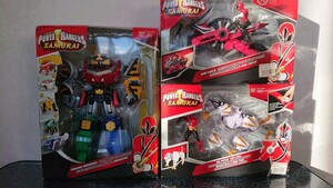 劇レア POWER RANGERS SAMURAI megazord パワーレンジャー サムライ メガゾード シンケンオー 虎折神 disc cycle シンケンジャー 