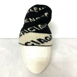 【USED】バレンシアガ　BALENCIAG ニット帽　ニットキャップ　イタリア製(M0507-1)