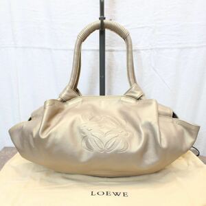 LOEWE NAPPA AIRE ANAGRAM PATTERNED EMBOSSED LEATHER HAND BAG/ロエベナッパアイレアナグラム柄型押しレザーハンドバッグ