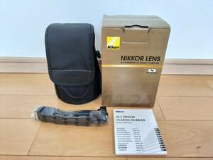■中古美品 AF-S NIKKOR 14-24mm f/2.8G ED ニコン一眼カメラレンズ レシート 国際保証書