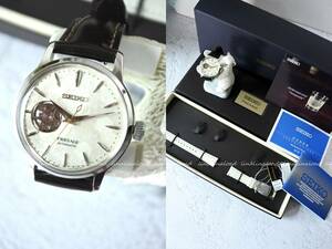 限定3000本 SEIKO セイコー プレサージュ SRRY039　カクテルタイム 腕時計 レディース　ボーイズ 自動巻き ハニカム 替えベルト未使用
