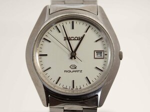【RICOH】リコー RIQUARTZ 591110 クォーツ メンズ 腕時計【動作品】