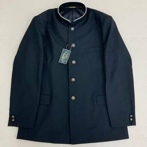 (新品) 男子 学生服 学ラン 195A ◆大きめ◆黒◆詰襟◆サージ◆GreenMate◆日本製◆ラウンドカラー◆冬服◆男子学生◆中学校◆高校◆制服◆