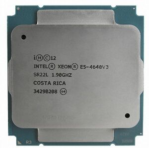 2個セット Intel Xeon E5-4640 v3 SR22L 12C 1.9GHz 30MB 105W LGA2011-3 DDR4-1866