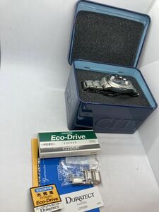 299-0567 CITIZENシチズン腕時計 ECO drive 金属ベルト シルバー 稼働品