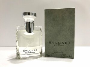 ■【YS-1M】 香水 ■ ブルガリ BVLGARI ■ プールオム オードトワレ EDT 50ml SP ■ 残量90%程 箱有 メンズ 【同梱可能商品】■D