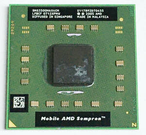 【中古パーツ】【CPU】複数可 まとめ買いと送料がお得!!AMD Mobile Sempron 3500+ 1.8GHz Socket S1 (S1g1)■AMD SMS3500HAX4CM