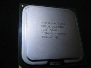 Intel Celeron Dual-Core E3300＿2.50GHz/1M/800/TDP 65W（対応ソケット：LGA775）中古・動作品 