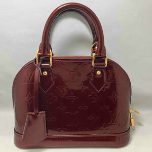 LOUIS VUITTON ルイ・ヴィトン モノグラム・ヴェルニ M91676 アルマBB 2wayバッグ ハンドバッグ ショルダーバッグ