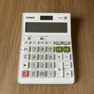 CASIO カシオ 電卓 DW-200T デスタンダード電卓 W税率設定・税計算 デスクタイプ 12桁