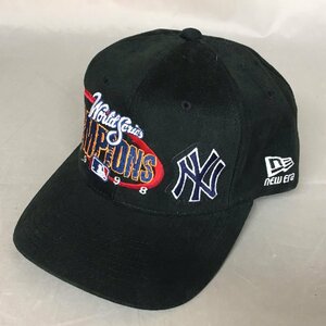 【中古品】NEW Era（ニューエラ）ニューヨークヤンキース 1998ワールドシリーズCHAMPIONS キャップ※サイズ：フリー（管理番号：063103）