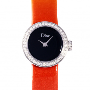 ディオール DIOR ラ ミニ ディ ドゥ CD040110A016 ブラック文字盤 新品 腕時計 レディース