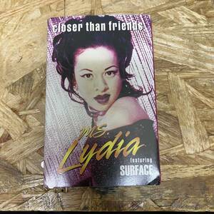 エ HIPHOP,R&B MS. LYDIA FEAT SURFACE - CLOSER THAN FRIENDS シングル,RARE TAPE 中古品