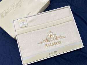 シルク５０％★新品【BALMAIN/バルマン】シルク混綿毛布（日本製）★