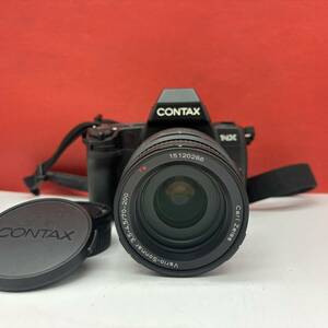 ◆ CONTAX NX フィルム一眼レフカメラ ボディ Vario-Sonnar 3.5-4.5/70-200 T* レンズ シャッターOK コンタックス