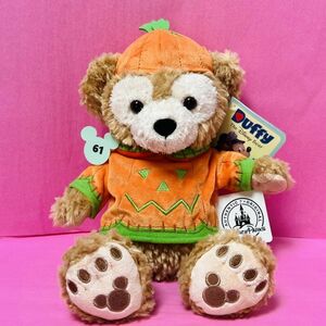 #61 ハロウィーン パンプキン ダッフィー 12インチ ぬいぐるみ WDW DLR Halloween Duffy the Disney Bear US ディズニー パーク