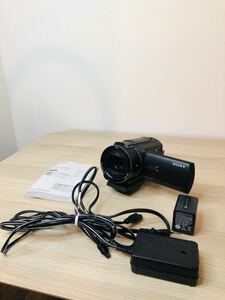 ♪ 美品 SONY ソニー HANDYCAM FDR-AX45 4K デジタルビデオカメラ 付属品あり 通電確認済み