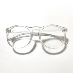 メガネ　眼鏡　透明　透明縁 透明フレーム 度なしレンズ 伊達メガネ クリアメガネ